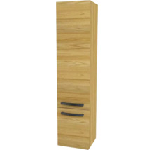 Hochschrank aus Holz mit zwei Schubladen