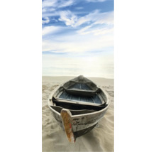 Duschrückwand mySpotti Shower Beach & Boat Boot am Strand 210 x 100 cm SH-210100-1935-HB