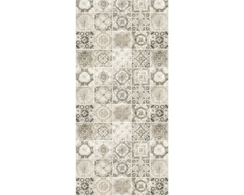 Muster aus quadratischen Fliesen mit verschiedenen Designs