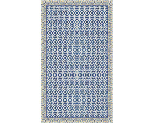 Teppich mit geometrischem Sternmuster und Bordüre