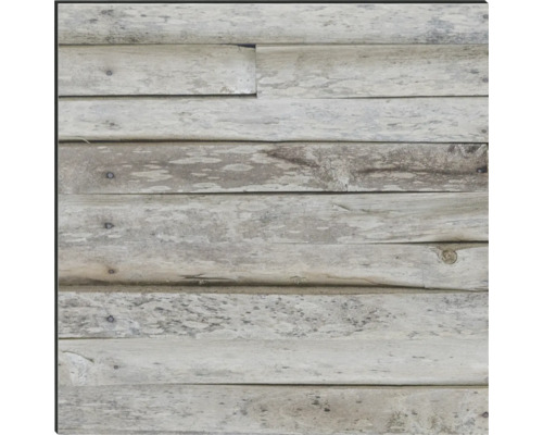 Holzverkleidung mit horizontalen Brettern für Wandgestaltung