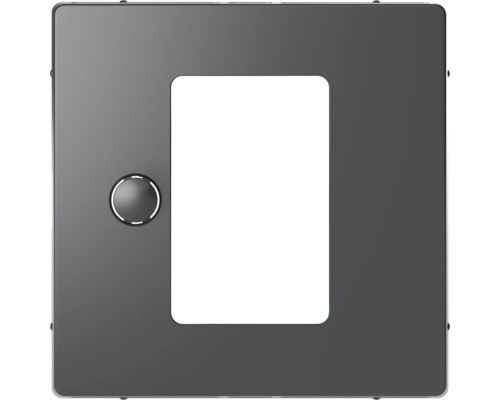 Merten MEG5775-6034 Zentralplatte Abdeckung für Universal Temperaturregler-Einsatz mit Touch Display D-Life anthrazit