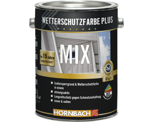 HORNBACH Wetterschutzfarbe Plus im Wunschfarbton mischen lassen-0