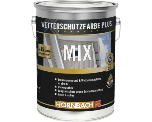 HORNBACH Wetterschutzfarbe Plus im Wunschfarbton mischen lassen-0
