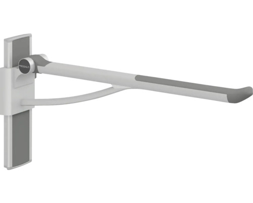 Stützklappgriff Pressalit PLUS höhenverstellbar rechtsbedient 850 mm aluminium/anthrazit matt R370485112