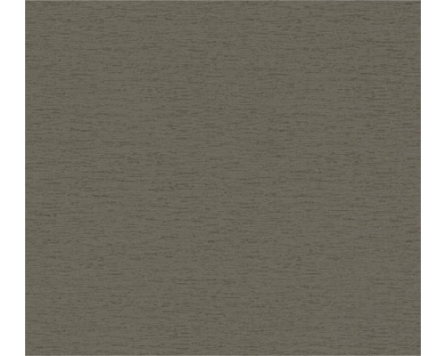 Vliestapete 39352-1 Famous Garden Uni braun goldgelb Nahaufnahme einer grauen Textiltapete mit feiner Struktur.