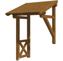 Holz Vordach mit Satteldach für den Außenbereich