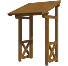 Holzpergola mit Dach für den Garten