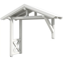 Weiße Holzpergola für den Garten