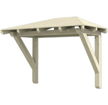 Holz-Vordach mit Dach