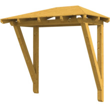 Holzunterstand mit Dach
