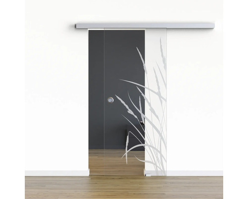 Pertura Glasschiebetür Komplettset Glera Blade 01 775x2175 mm Rechts inkl.Beschlag Selir Aluminium natur,Griffmuschel Pertura Glasschiebetür Komplettset Glera Blade 01 775x2175 mm Rechts inkl.Beschlag Selir Aluminium natur,Griffmuschel