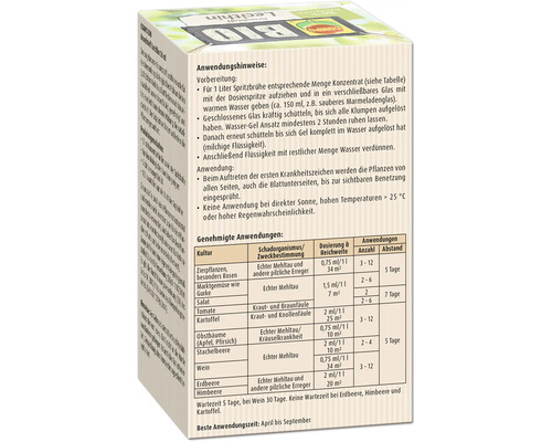 Informationen zur Anwendung und Dosierung von Pflanzenschutzmitteln