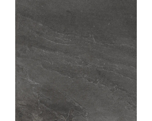 Feinsteinzeug Wand- und Bodenfliese Meran anthrazit 59,7 x 59,7 x 0,6 cm matt rektifiziert