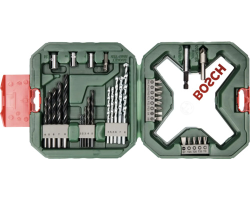 Bosch Bohrerset und Bitset im Koffer