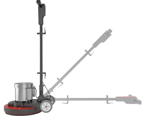 Bodenpoliermaschine mit verstellbarem Griff