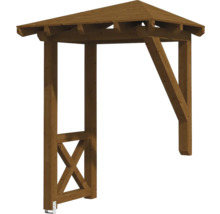 SKAN HOLZ Vordach Wesel 3 nussbaum 188x126 cm