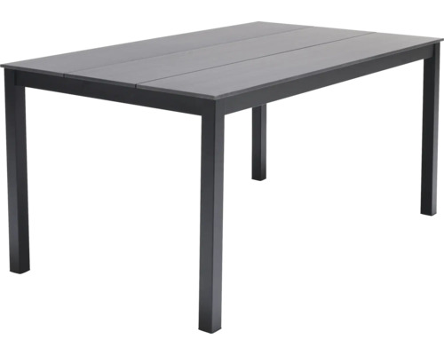 Gartentisch GARDEN PLACE Lili 150 x 88,7 x 75 cm anthrazit mit Tischplatte aus Kunststoff, pulverbeschichtetes Aluminiumgestell, ausziehbar, bis zu 6 Sitzplätze Gartentisch GARDEN PLACE Lili 150 x 88,7 x 75 cm anthrazit mit Tischplatte aus Kunststoff, pulverbeschichtetes Aluminiumgestell, ausziehbar, bis zu 6 Sitzplätze