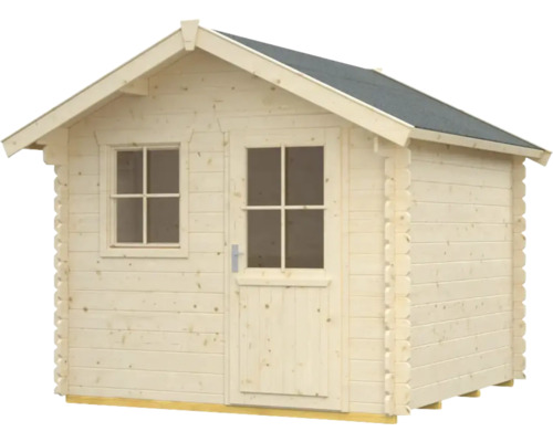 Gartenhaus aus Holz mit Tür und Fenster