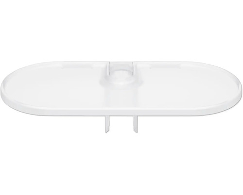 Ovaler Waschtisch-Seifenhalter aus Kunststoff