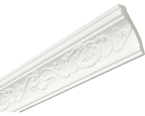Zierstuckleiste mit floralem Dekor