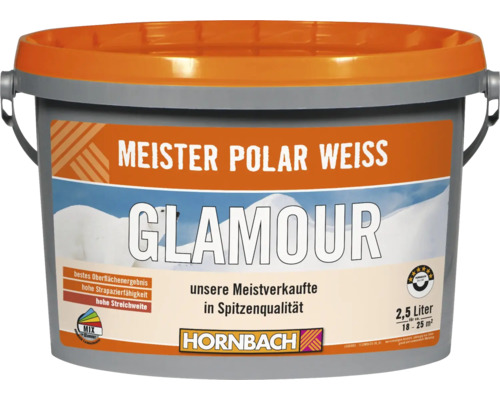 HORNBACH Meister Polarweiß Glamour Intensive Wandfarbe Im | HORNBACH