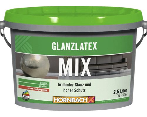 HORNBACH Glanzlatex Latexfarbe im Wunschfarbton mischen lassen-0