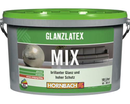 HORNBACH Glanzlatex Latexfarbe im Wunschfarbton mischen lassen