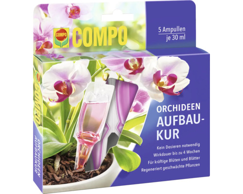 Orchideen Aufbaukur COMPO Orchideen Aufbaukur in Ampullen 5 x 30 ml