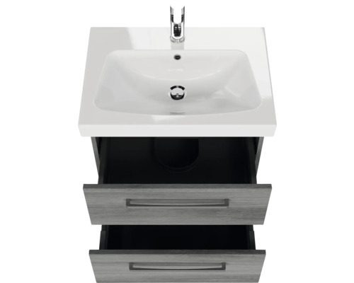 Waschtischunterschrank mit zwei Schubladen und Waschbecken