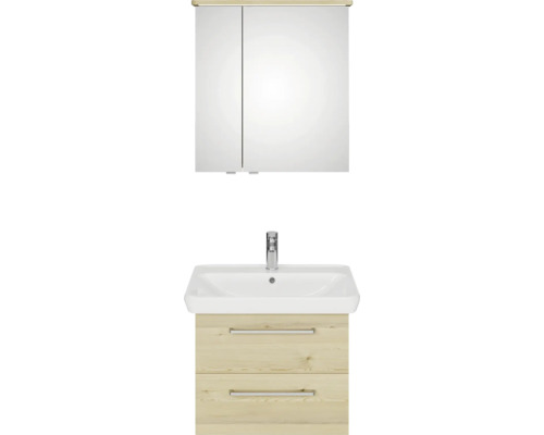 Waschtisch mit Unterschrank und Spiegelschrank für das Badezimmer