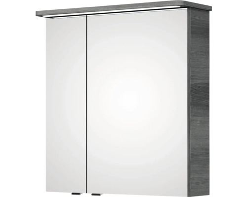 Spiegelschrank mit zwei Türen und Beleuchtung