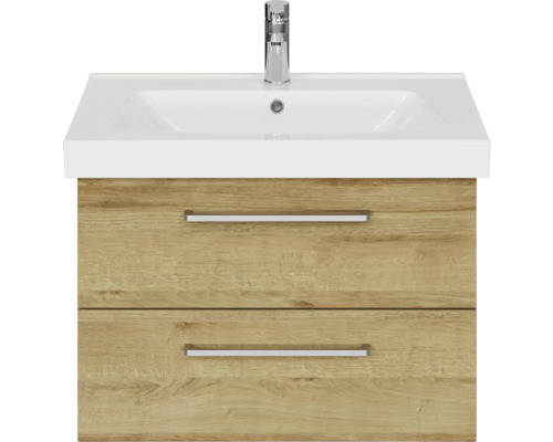 Waschtischunterschrank mit zwei Schubladen und Waschbecken