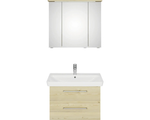 Waschtisch mit Unterschrank und Spiegelschrank für das Badezimmer