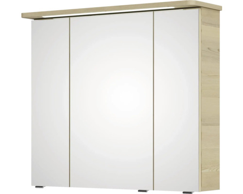 Spiegelschrank mit drei Türen und Beleuchtung