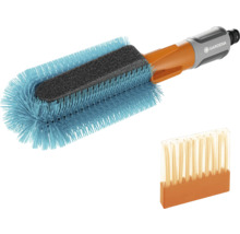 Gardena Waschbürste mit Wasseranschluss und Bürstenaufsatz