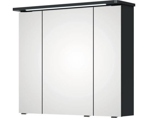 Spiegelschrank mit drei Türen und Beleuchtung