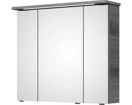 Spiegelschrank mit drei Türen und Beleuchtung