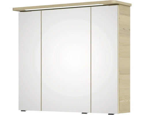 Spiegelschrank mit drei Türen und Beleuchtung