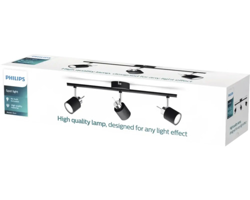 Verpackung einer Philips Spotleuchte ohne Leuchtmittel