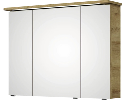 Spiegelschrank mit drei Türen und Beleuchtung
