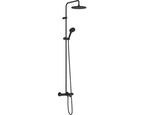 hansgrohe Duschsäule inkl. Badewannenthermostat VERNIS BLEND Showerpipe 240 1jet schwarz matt 26899670