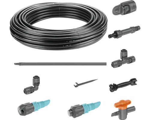 Gardena Micro-Drip-System mit Schlauch und Zubehör für die Gartenbewässerung