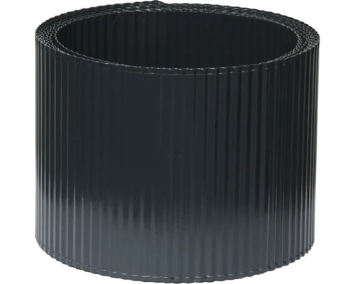 Rasenkante bellissa Welle 500 x 14 cm anthrazit Flexible Rasenkante aus Kunststoff