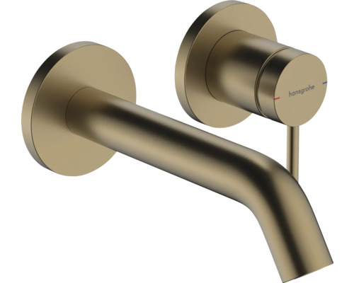 hansgrohe Waschtischarmatur TECTURIS S brushed bronze gebürstet ohne Unterputzgrundkörper 73350140