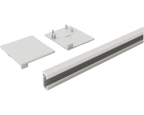 Pertura Distanzprofil 10 mm für Schiebetürbeschlag Selir Edelstahl (C31) L:2 m