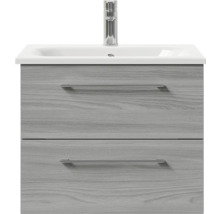Waschtischunterschrank mit zwei Schubladen, Waschbecken und Armatur