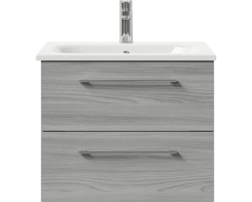 Waschtischunterschrank mit zwei Schubladen, Waschbecken und Armatur