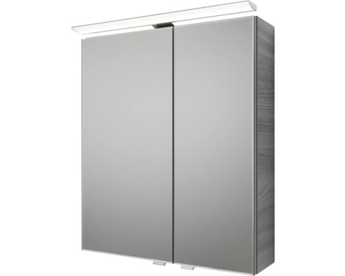 Spiegelschrank mit Beleuchtung und zwei Türen