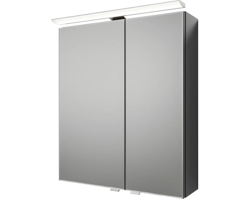 Spiegelschrank mit Beleuchtung und zwei Türen für das Badezimmer